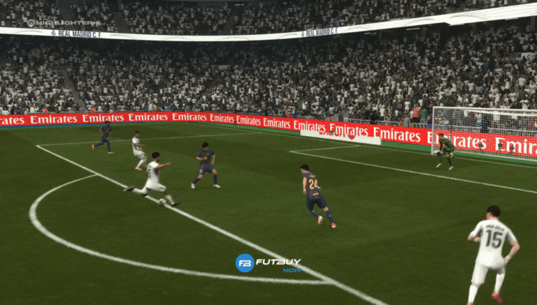 صورة المقال التسديدة المنخفضة في EA FC 26: الحركة الأكثر قوة لتسجيل الأهداف بسهولة (دليل كامل) في مدونة FutBuyNow حول EA FC 26